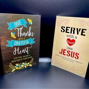 2 Encouraging Inspirational, Grateful Prayer Booklet Set